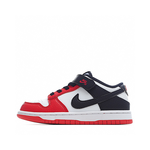 Youth Running Weapon SB Dunk Red/White/Black Shoes 025